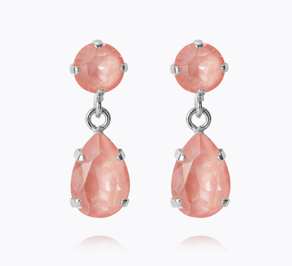 Mini Drop Earrings / Flamingo Ignite