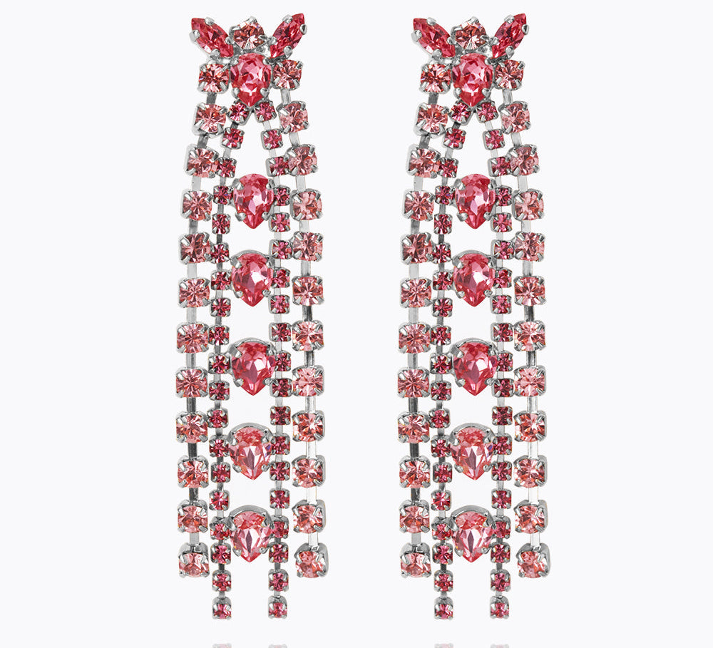 Petite Penelope Earrings / Pink Combo