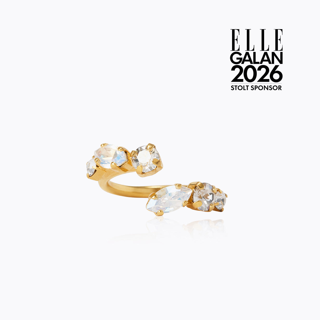 Caroline Svedbom - Alelia Ring Cloud Combo Gold