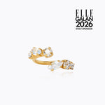 Caroline Svedbom - Alelia Ring Cloud Combo Gold