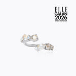 Caroline Svedbom - Alelia Ring Cloud Combo Rhodium