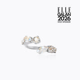 Caroline Svedbom - Alelia Ring Cloud Combo Rhodium