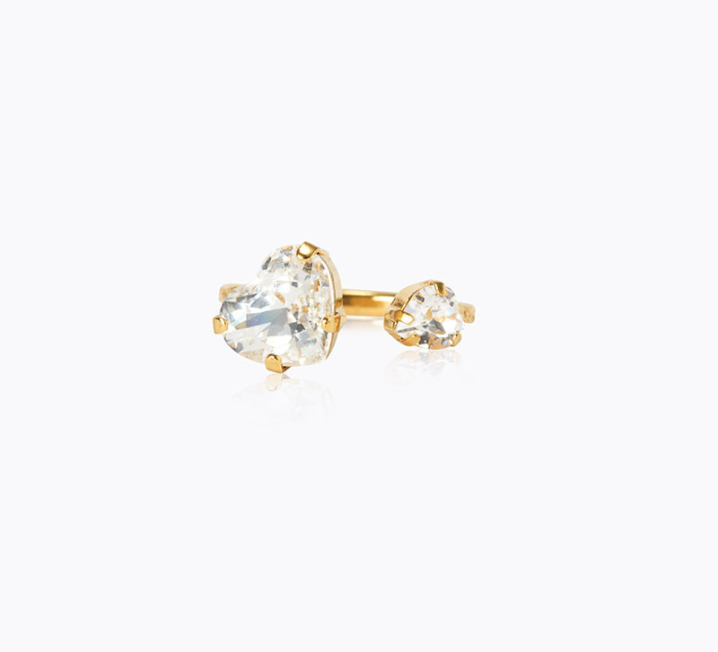 Caroline Svedbom - Amour Ring Crystal Gold
