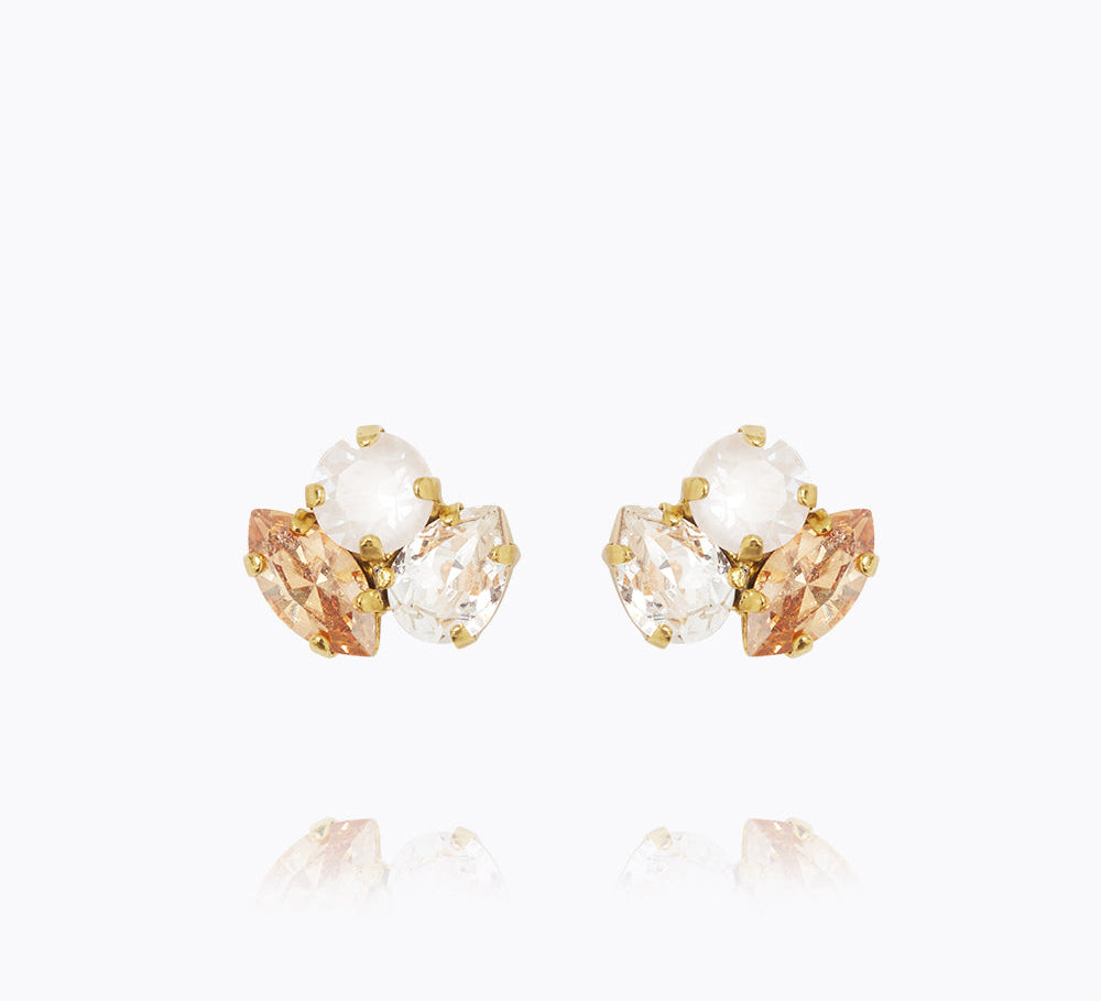 Caroline Svedbom - Ana Earrings Golden Combo Gold