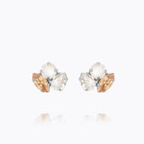 Caroline Svedbom - Ana Earrings Golden Combo Rhodium