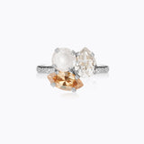 Caroline Svedbom - Ana Ring Golden Combo Rhodium