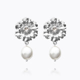 Caroline Svedbom - Blossom Pearl Earrings Crystal Rhodium