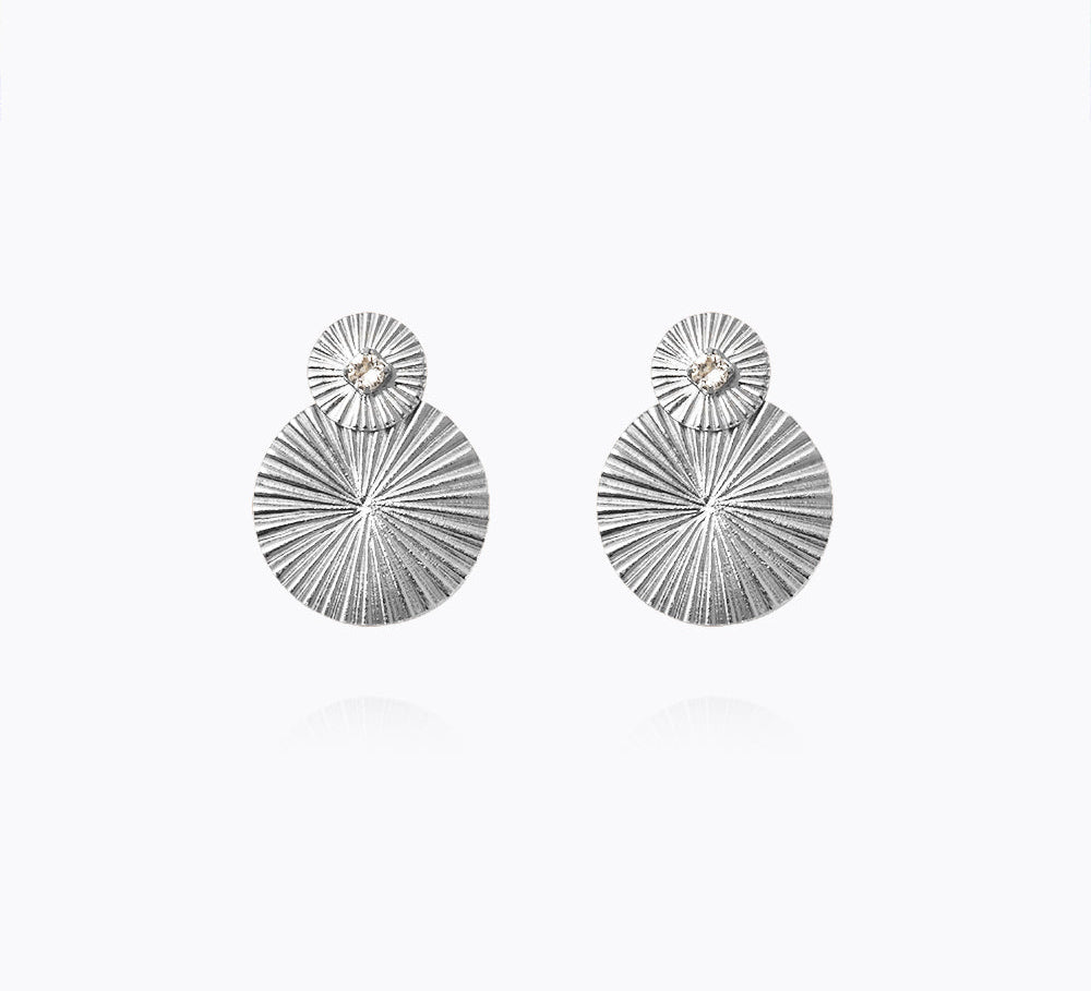 Mini Odessa Earrings / Crystal