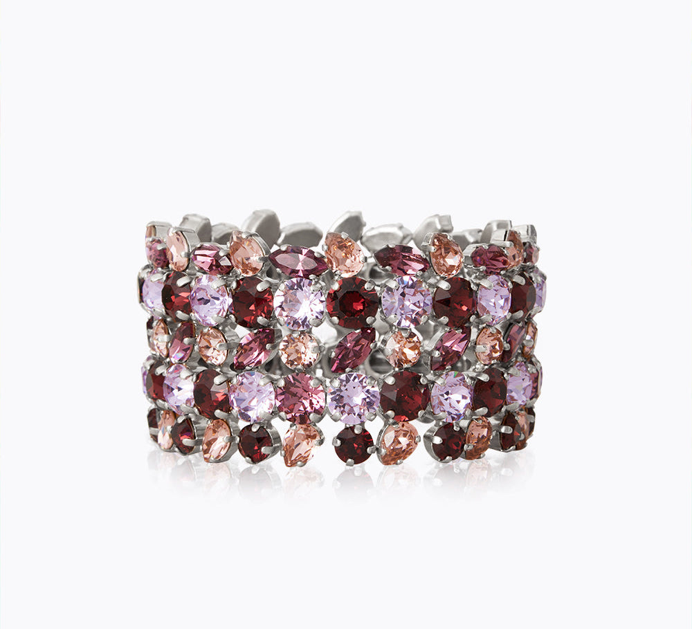 Multi Cuff Bracelet / Violet Combo