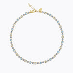 Caroline Svedbom - Calanthe Necklace Sky Combo Gold