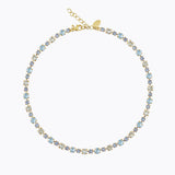 Caroline Svedbom - Calanthe Necklace Sky Combo Gold