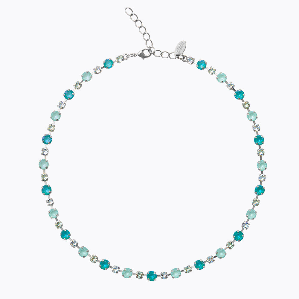 Caroline Svedbom - Calanthe Necklace Laguna Combo Rhodium