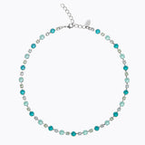 Caroline Svedbom - Calanthe Necklace Laguna Combo Rhodium