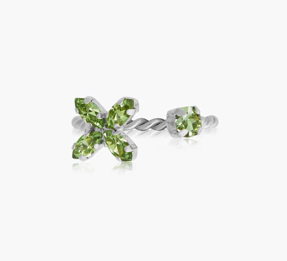 Crystal Star Ring / Peridot