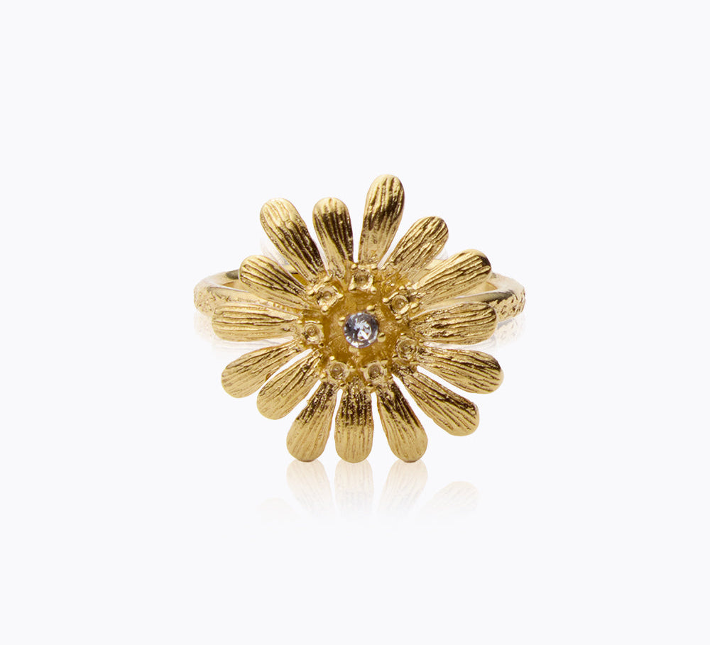 Caroline Svedbom - Daisy Ring Crystal Gold