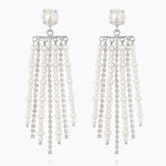 Caroline Svedbom - Donna Earrings Pearl Crystal Rhodium