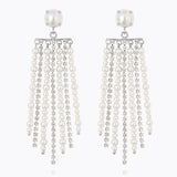 Caroline Svedbom - Donna Earrings Pearl Crystal Rhodium