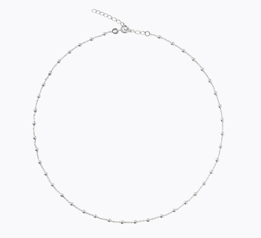 Caroline Svedbom - Emmy Necklace Rhodium Rhodium