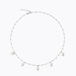 Caroline Svedbom - Emmy Pearl Necklace Rhodium Rhodium