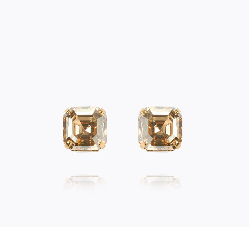 Caroline Svedbom - Eve Stud Earrings Golden Shadow Gold