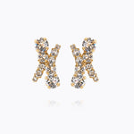 Caroline Svedbom - Halo Earrings Crystal Gold