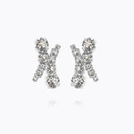Caroline Svedbom - Halo Earrings Crystal Rhodium