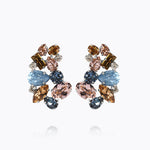 Caroline Svedbom - Isolina Earrings Smoked Blue Combo Rhodium