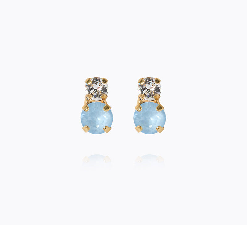 Caroline Svedbom - Leah Earrings Sky Combo Gold