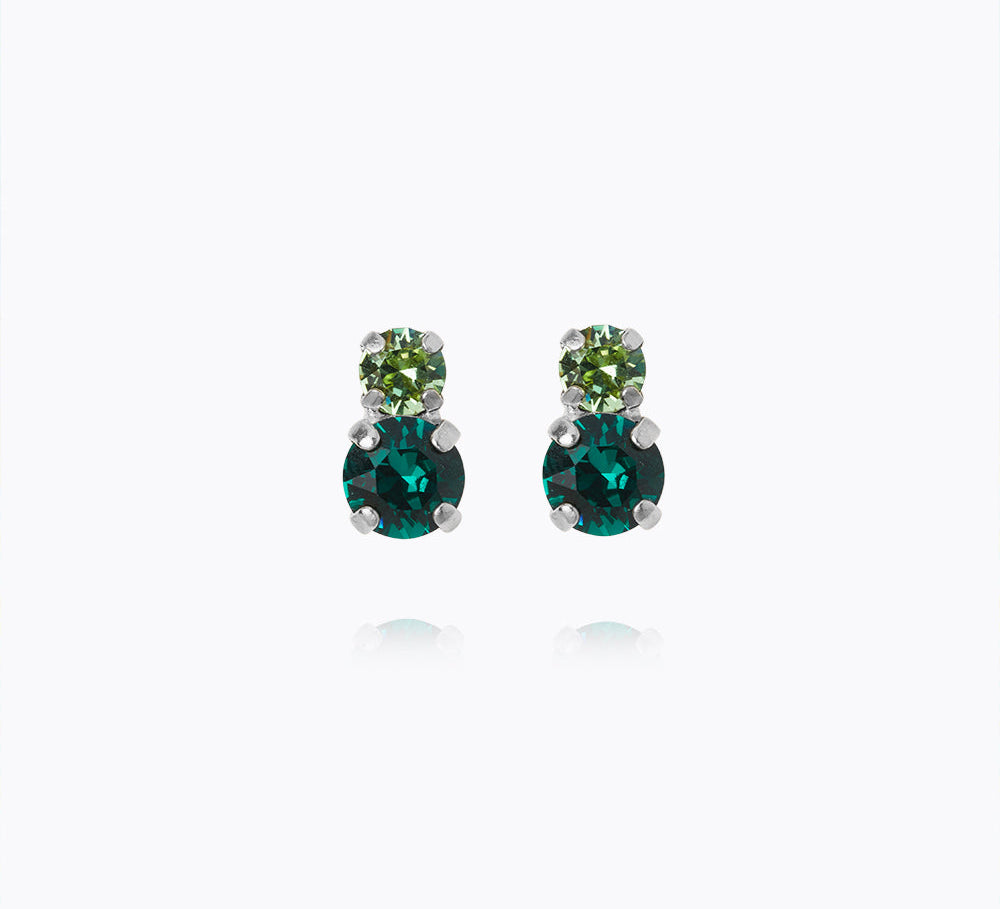 Leah Earrings / Green Combo