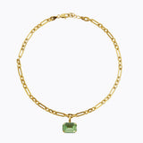 Caroline Svedbom - Lydia Chain Necklace Peridot Gold