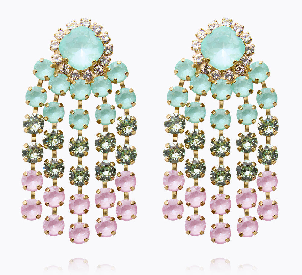 Caroline Svedbom - Rafaela Earrings Soft Pastel Combo Gold