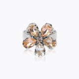 Caroline Svedbom - May Ring Silk Combo Rhodium