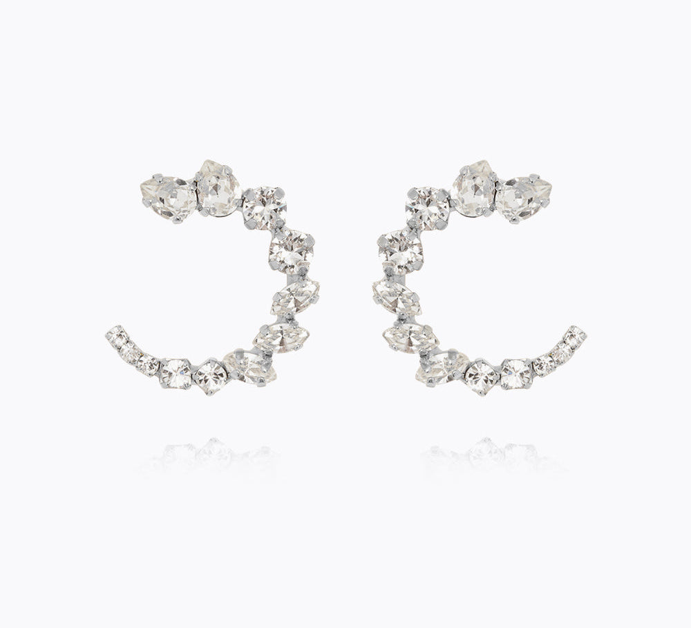 Mini Angie Earrings / Crystal