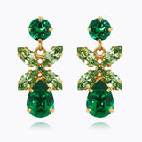 Caroline Svedbom - Mini Dione Earrings Majestic Green Combo Gold