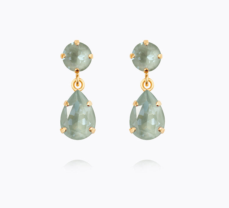 Caroline Svedbom - Mini Drop Earrings Agave Ignite Gold
