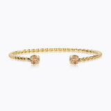 Caroline Svedbom - Mini Twisted Bracelet Golden Shadow Gold