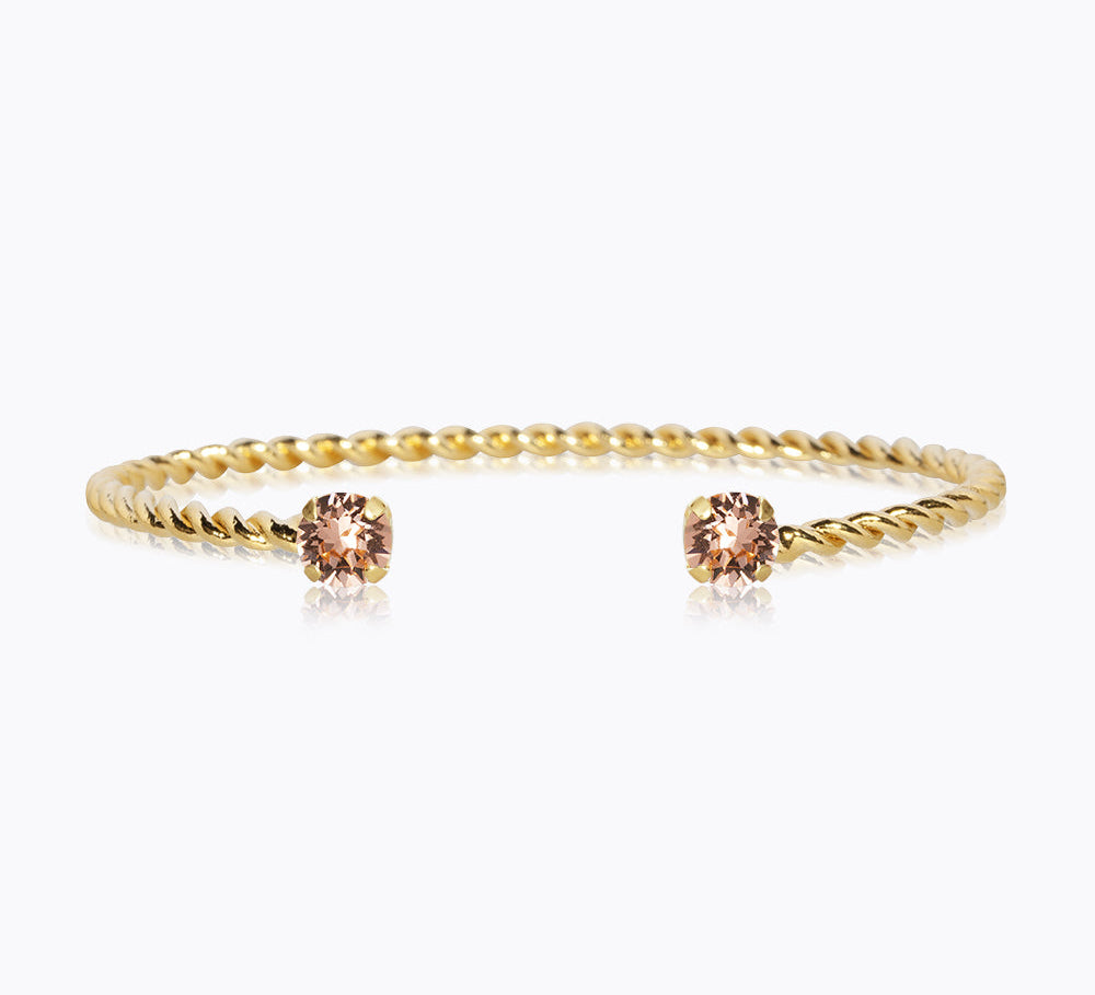 Caroline Svedbom - Mini Twisted Bracelet Light Peach Gold