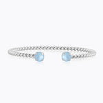 Caroline Svedbom - Mini Twisted Bracelet Sky Ignite Rhodium