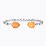 Caroline Svedbom - Mini Drop Bracelet Mango Delite Rhodium
