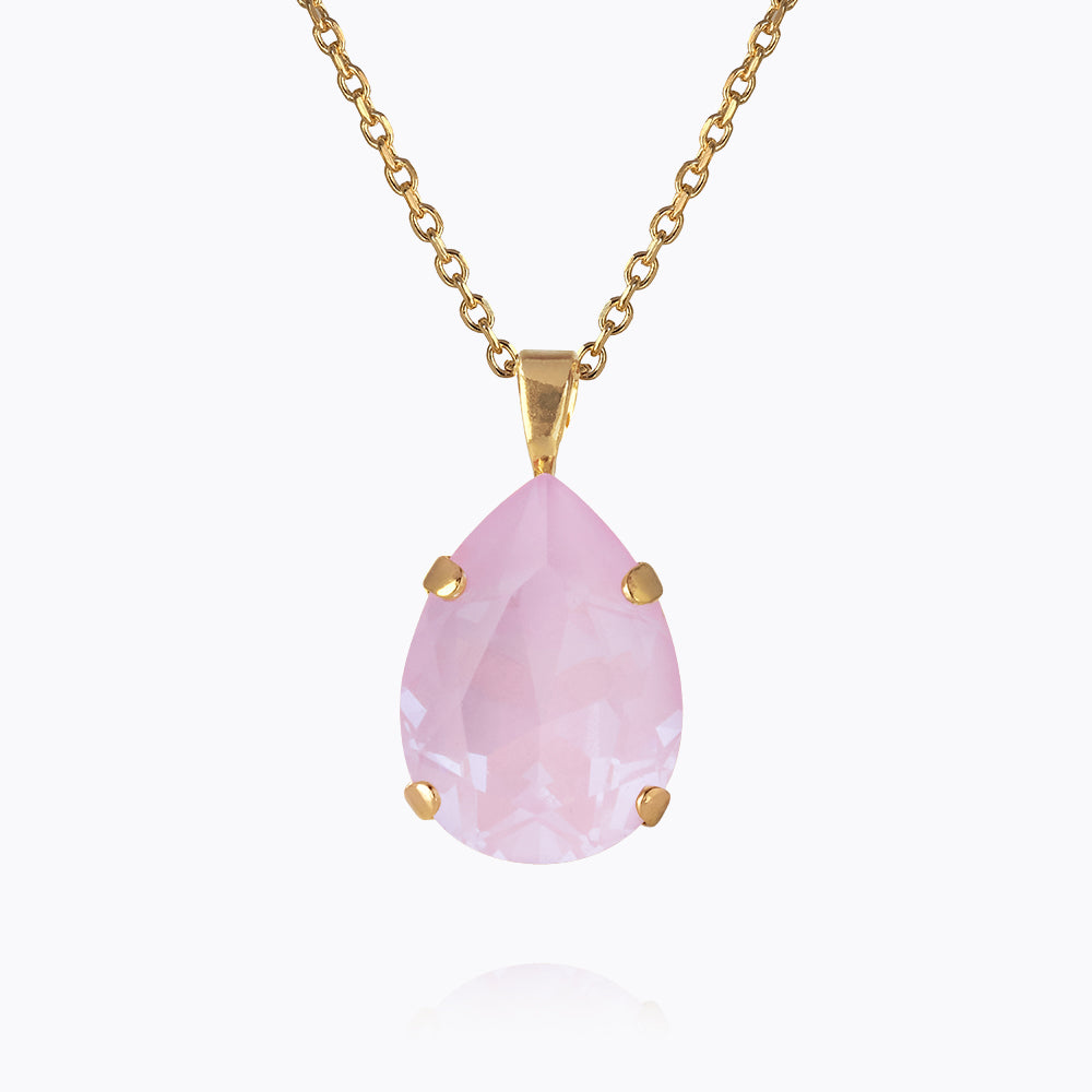 Caroline Svedbom - Mini Drop Necklace Soft Pink Gold