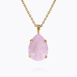 Caroline Svedbom - Mini Drop Necklace Soft Pink Gold