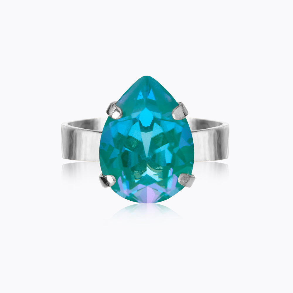 Caroline Svedbom - Mini Drop Ring Laguna Delite Rhodium