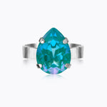 Caroline Svedbom - Mini Drop Ring Laguna Delite Rhodium