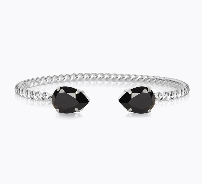 Caroline Svedbom - Mini Drop Bracelet Jet Rhodium