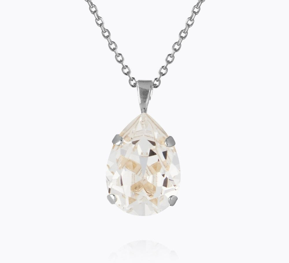 Mini Drop Necklace / Crystal