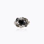 Caroline Svedbom - Molly Ring Jet Combo Rhodium