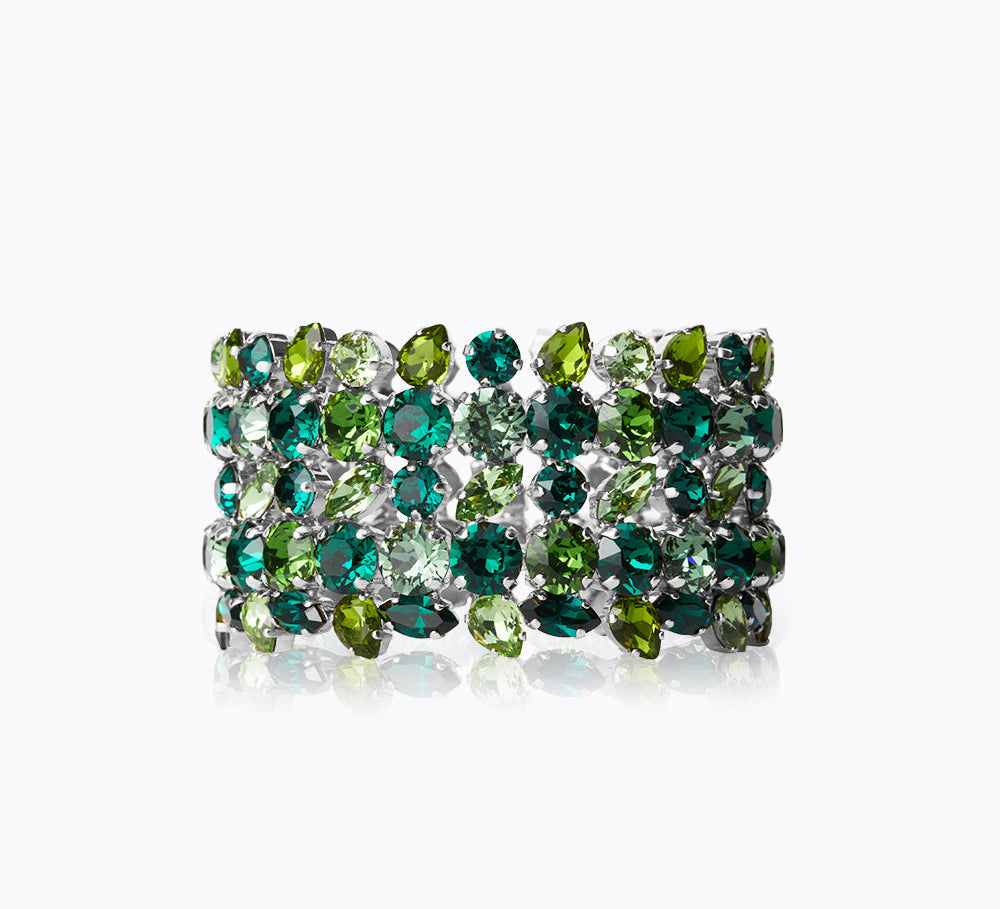 Multi Cuff Bracelet / Green Combo