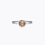 Caroline Svedbom - Natti Ring Light Peach Rhodium