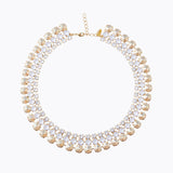 Caroline Svedbom - Elora Necklace Electric White Combo Gold