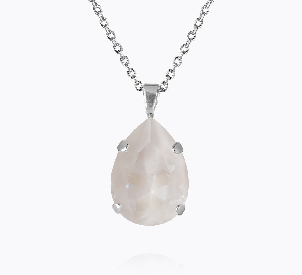 Mini Drop Necklace / Electric White